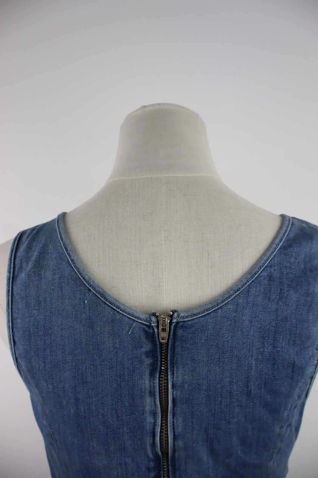 CALVIN KLEIN VESTITO DONNA TG M WOMAN CASUAL VINTAGE DRESS ABITO JEANS DENIM