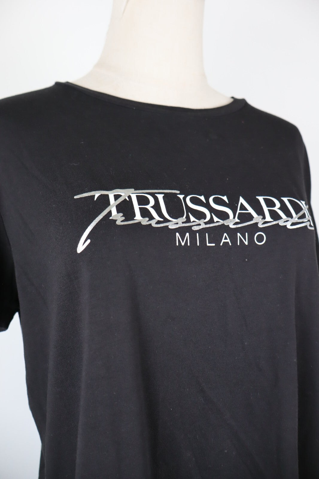 TRUSSARDI MAGLIA DONNA TG. 2XL WOMAN CASUAL VINTAGE T-SHIRT COTONE COTTON