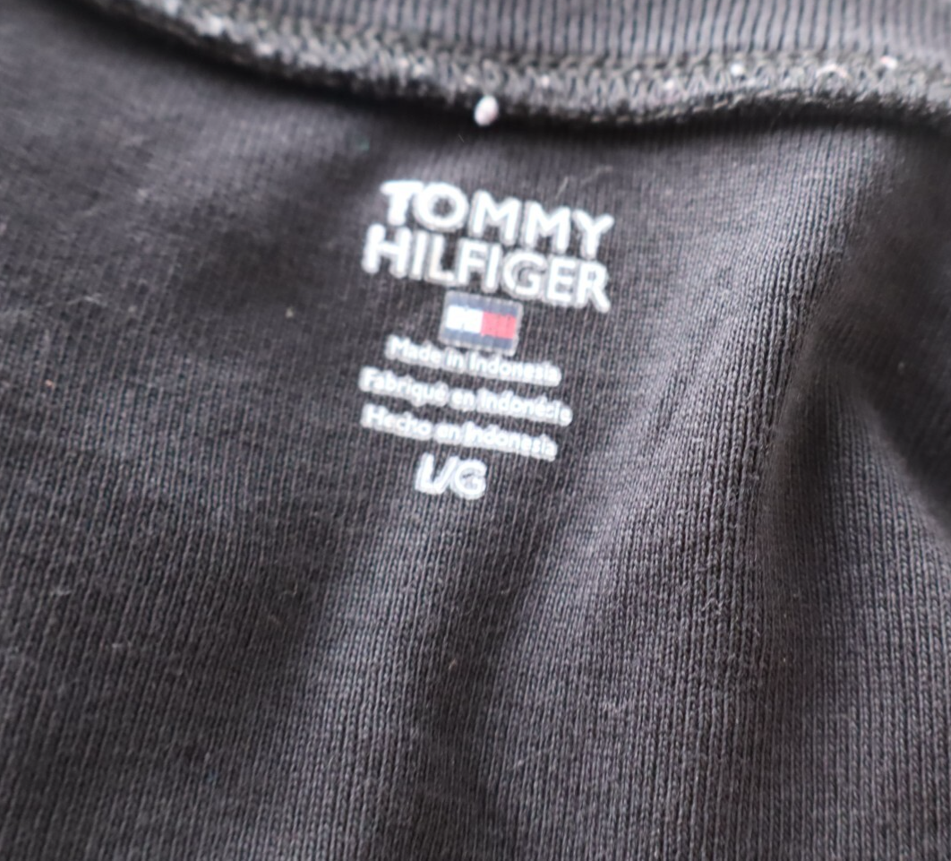 TOMMY HILFIGER MAGLIA DONNA TG L WOMAN T-SHIRT CASUAL VINTAGE COTONE COTTON