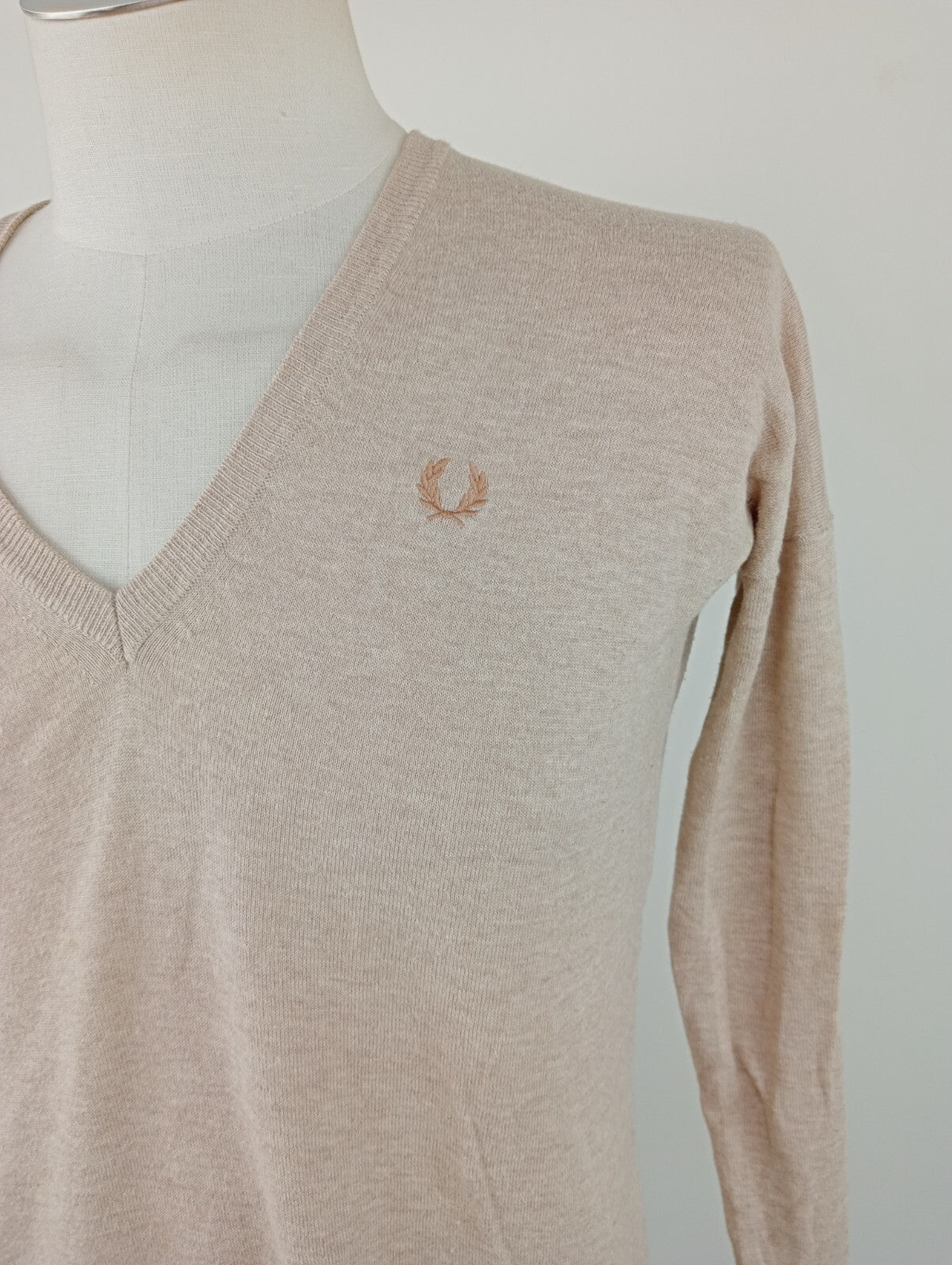 FRED PERRY MAGLIONE COTONE COTTON UOMO S MAN SWEATER CASUAL VINTAGE ITALY