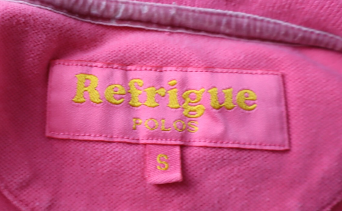 REFRIGUE POLO MAGLIA DONNA TG. S WOMAN T-SHIRT CASUAL VINTAGE COTONE COTTON