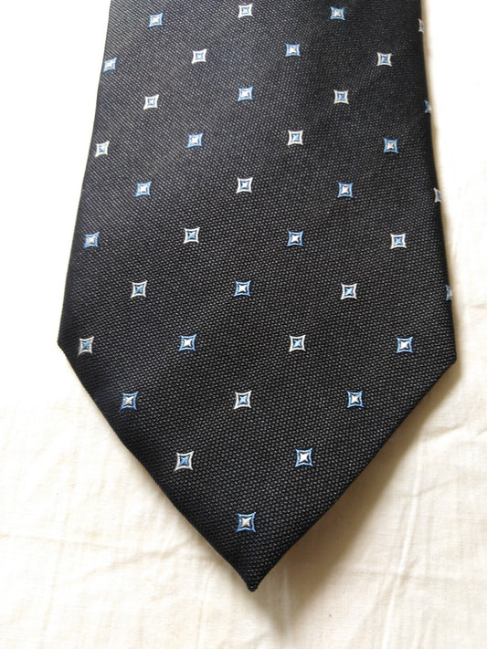 NINO SALZANO 100% SILK TIE SETA CRAVATTA NECKTIE MADE IN ITALY