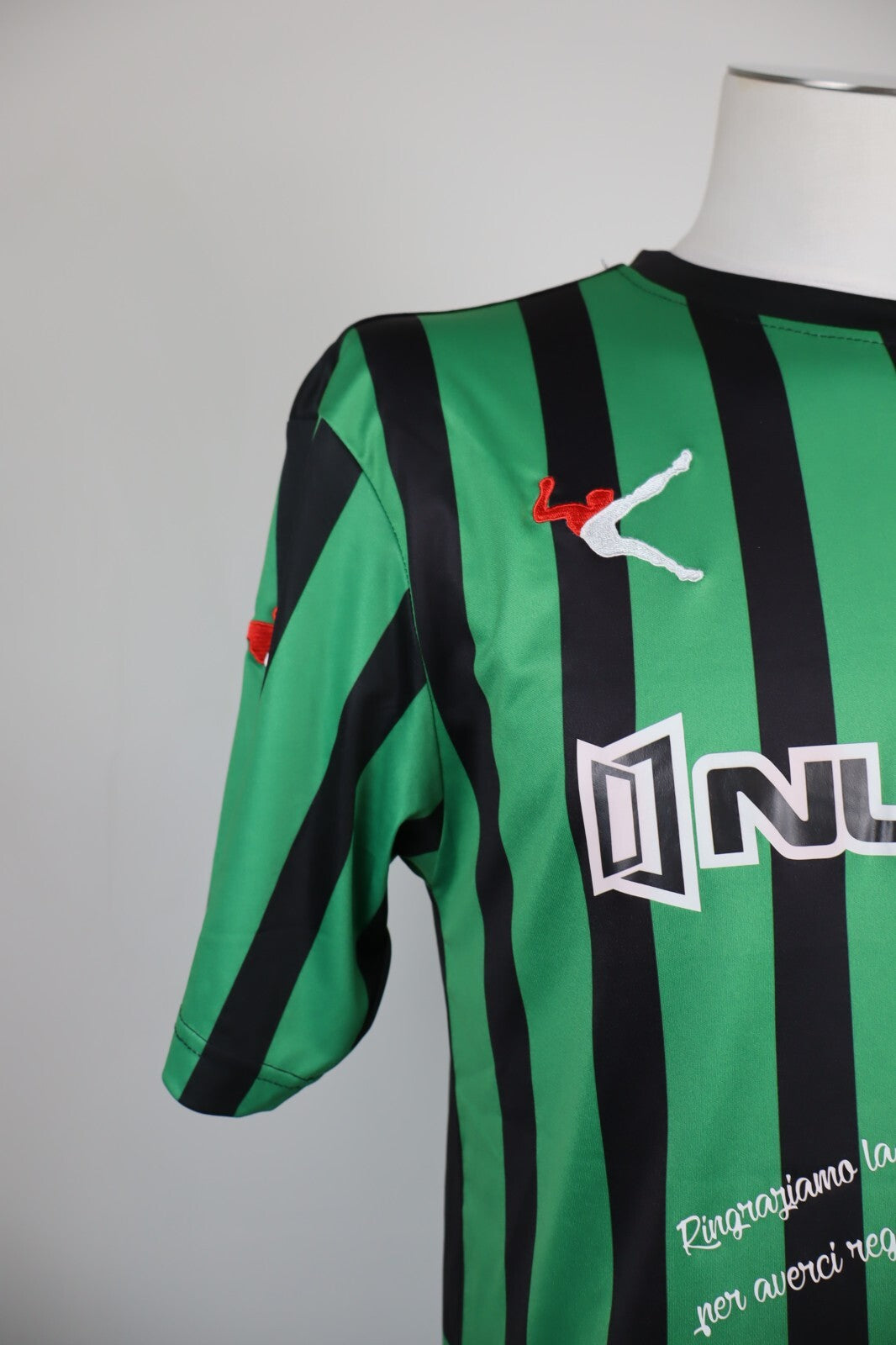 ET AC SAVIANO MAGLIA CALCIO UOMO Tg L SOCCER JERSEY VINTAGE SHIRT SPORT