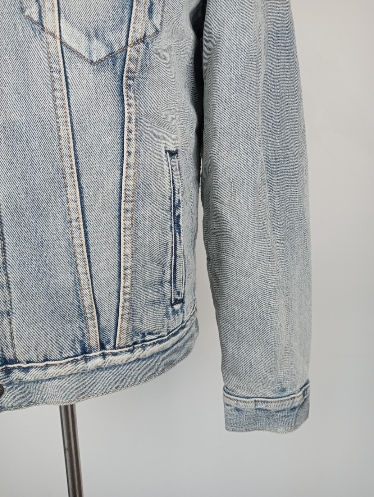 LEVI'S BIG E GIACCA GIUBBINO JEANS IMBOTTITO DENIM UOMO S CASUAL VINTAGE JACKET