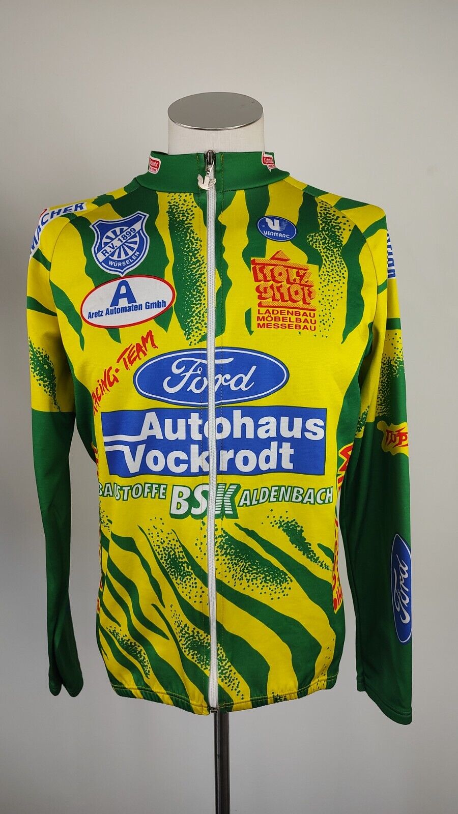 VERMAC SPORT MAGLIA CICLISMO UOMO TG. XL MAN SHIRT BIKE VINTAGE