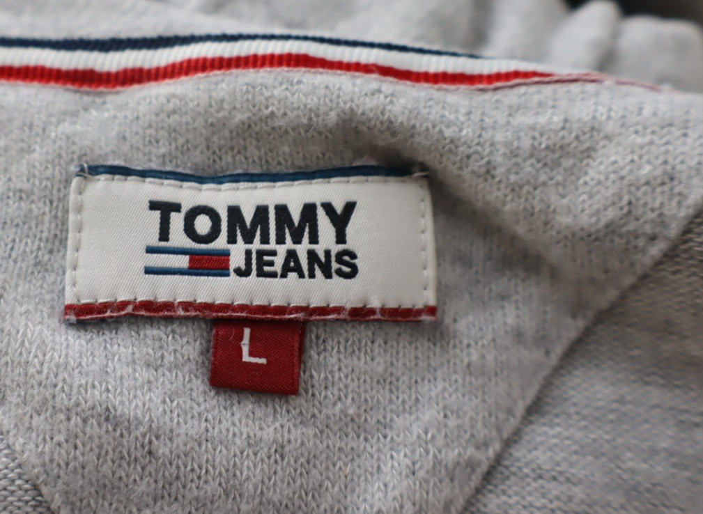 TOMMY HILFIGER JEANS MAGLIA UOMO TG L MAN T-SHIRT CASUAL VINTAGE COTONE COTTON