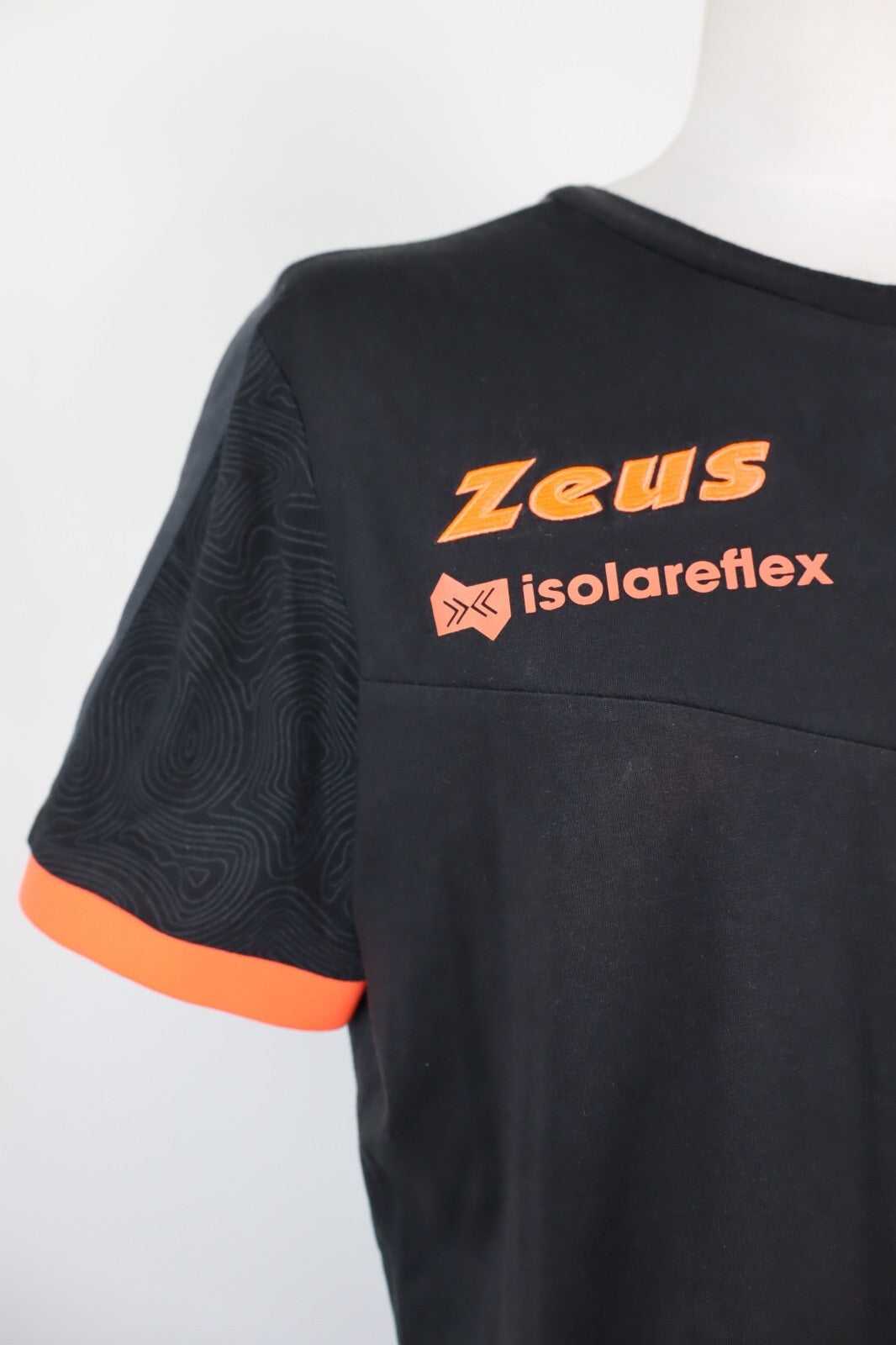 ZEUS US SALERNITANA MAGLIA CALCIO TRIKOT UOMO Tg L SOCCER JERSEY VINTAGE