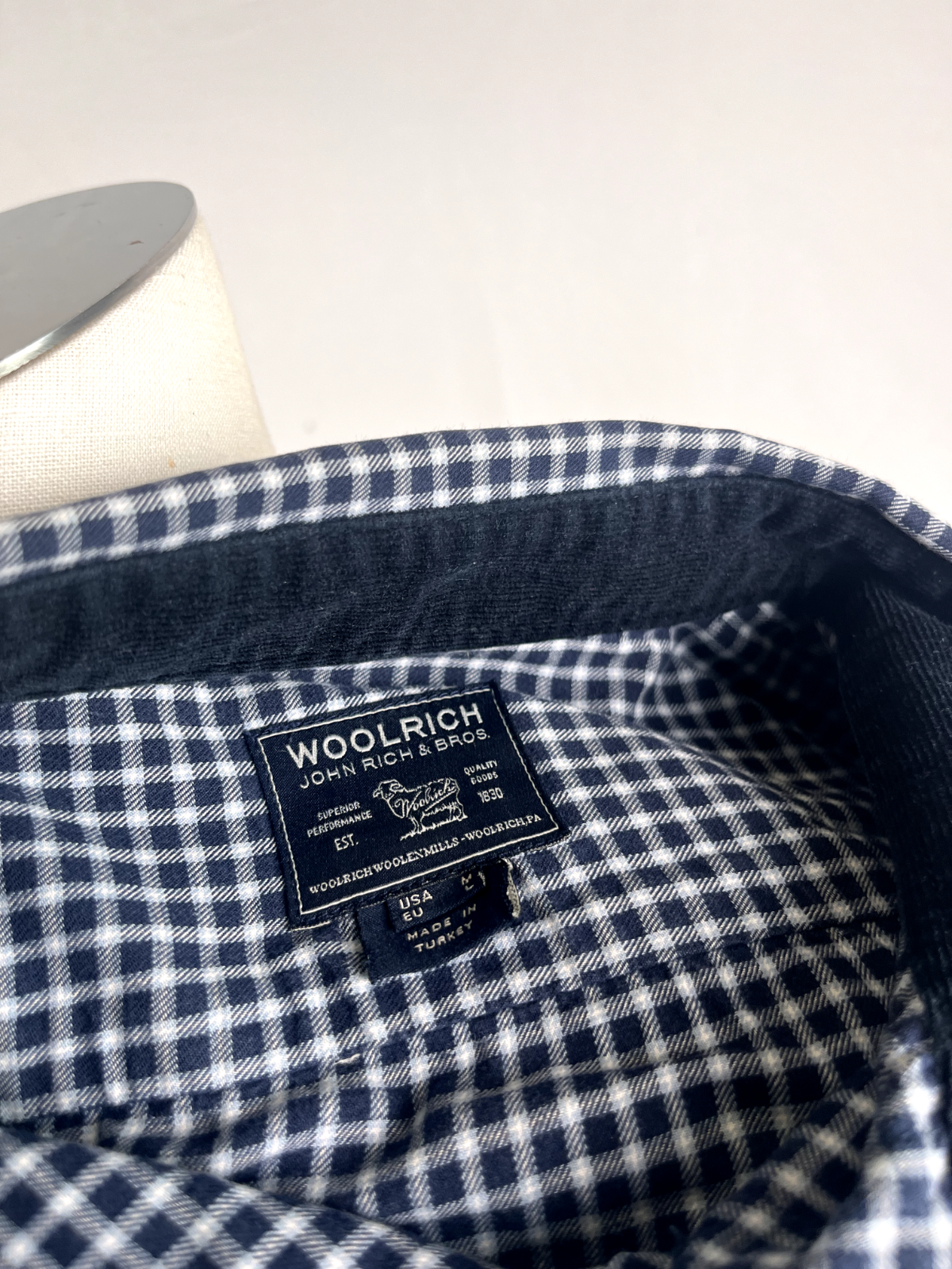 WOOLRICH CAMICIA UOMO TG L MAN SHIRT CASUAL VINTAGE COTONE COTTON