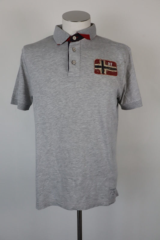 NAPAPIJRI MAGLIA POLO UOMO TG. L MAN POLO SHIRT CASUAL VINTAGE