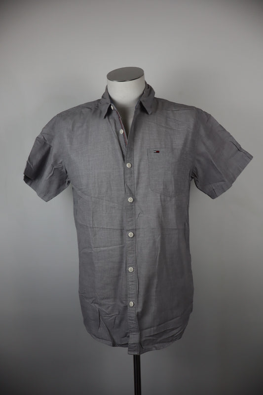 TOMMY HILFIGER DENIM CAMICIA UOMO COTONE TG. L MAN CASUAL VINTAGE SHIRT COTTON