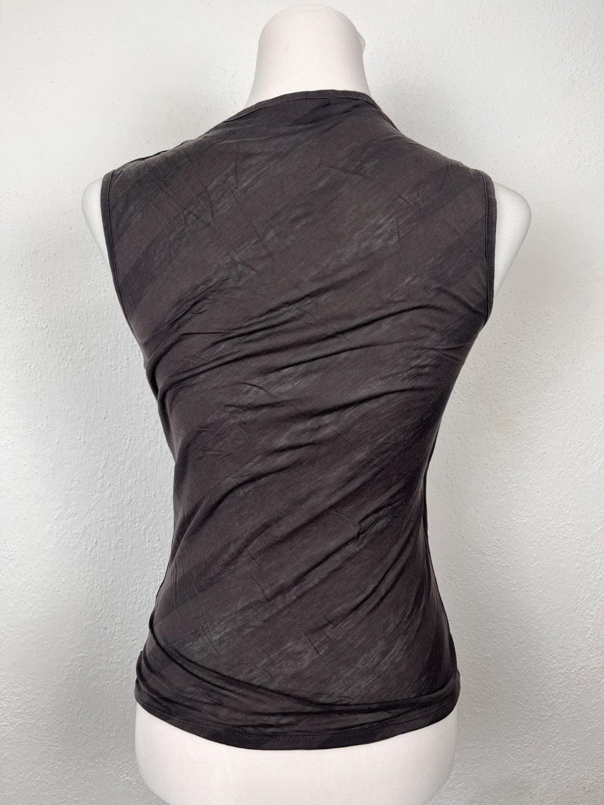 TRUSSARDI JEANS CANOTTA MAGLIA TOP DONNA TG S WOMAN CASUAL VINTAGE SHIRT