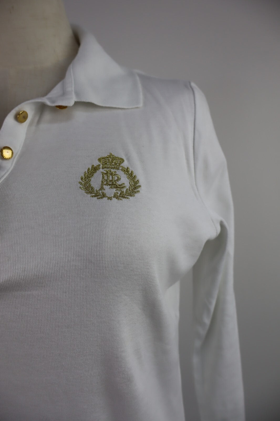 RALPH LAUREN POLO DONNA MAGLIA COTONE TG. S WOMAN COTTON SHIRT CASUAL VINTAGE