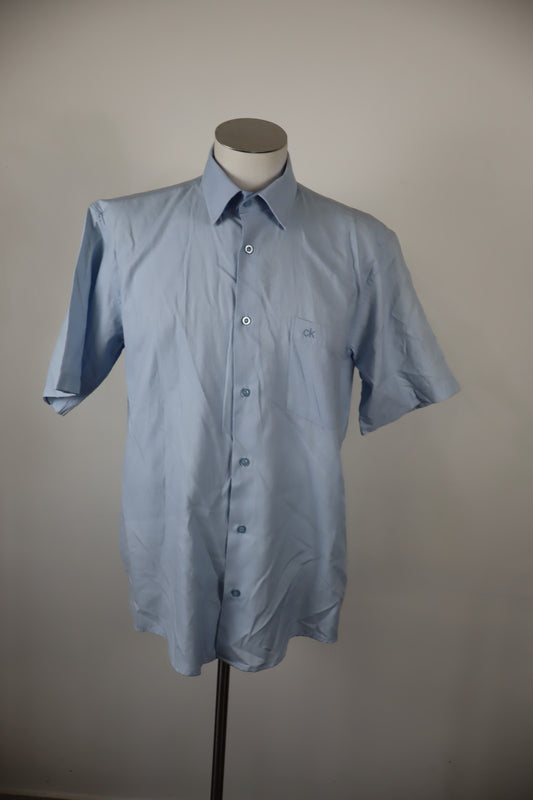 CALVIN KLEIN CK CAMICIA COTONE UOMO TG. L MAN CASUAL VINTAGE SHIRT