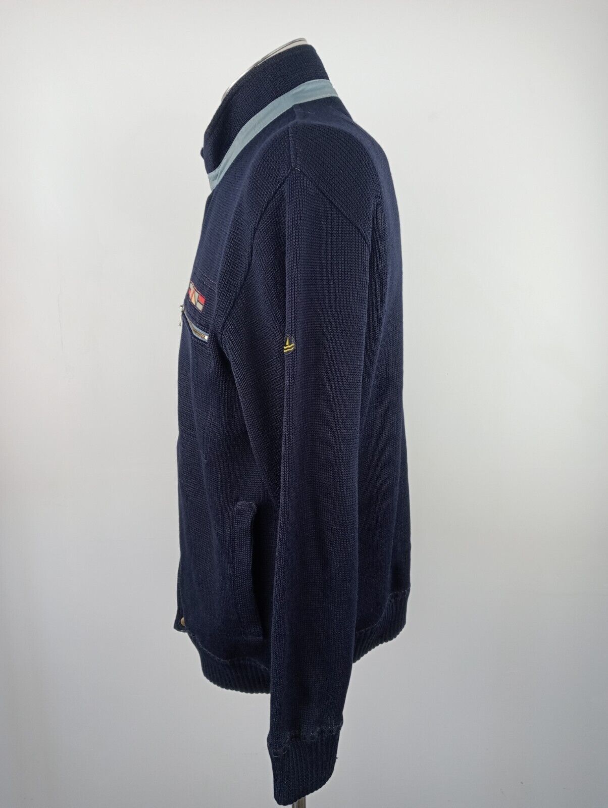 NAVIGARE MAGLIONE LANA VINTAGE UOMO Tg. L MAN SWEATER CASUAL MADE IN ITALY