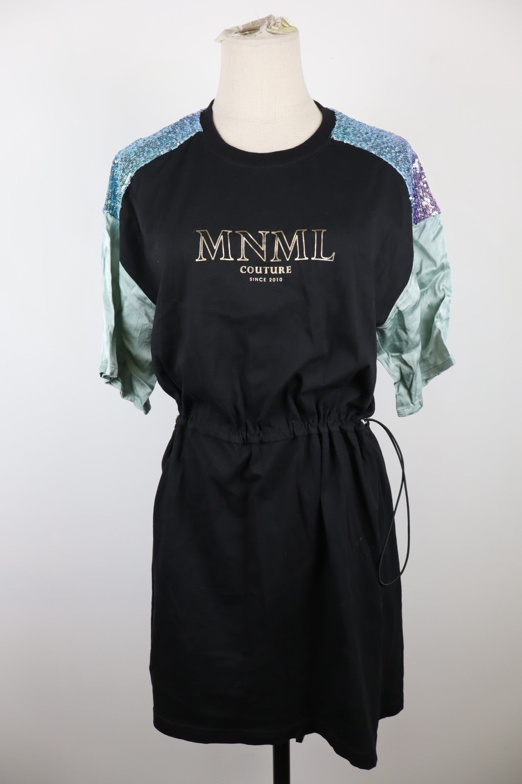 MNML VESTITO ABITO SPORTIVO CON SHORTS DONNA TG. S WOMAN CASUAL VINTAGE DRESS