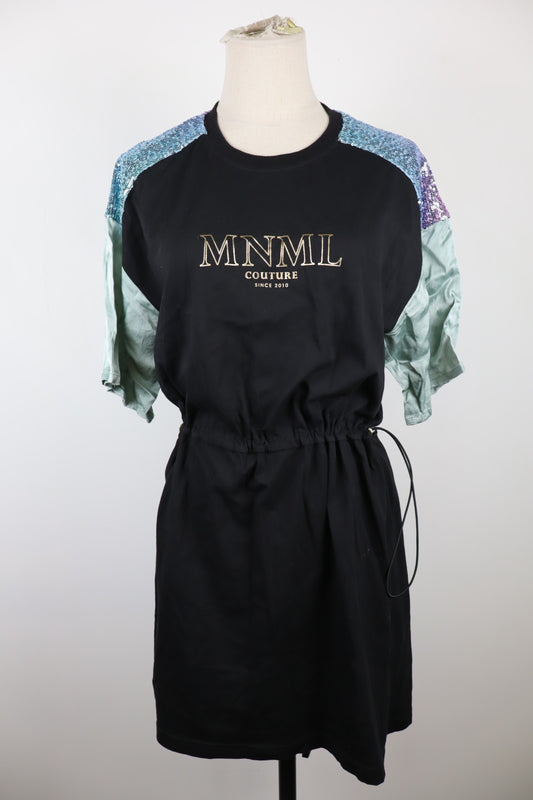 MNML VESTITO ABITO SPORTIVO CON SHORTS DONNA TG. S WOMAN CASUAL VINTAGE DRESS