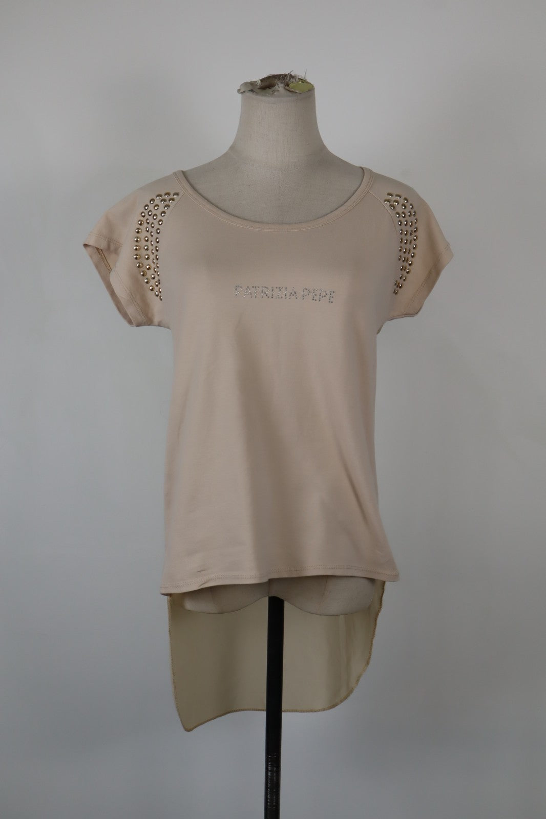 PATRIZIA PEPE MAGLIA DONNA TG. M WOMAN CASUAL VINTAGE T-SHIRT TOP ROSA