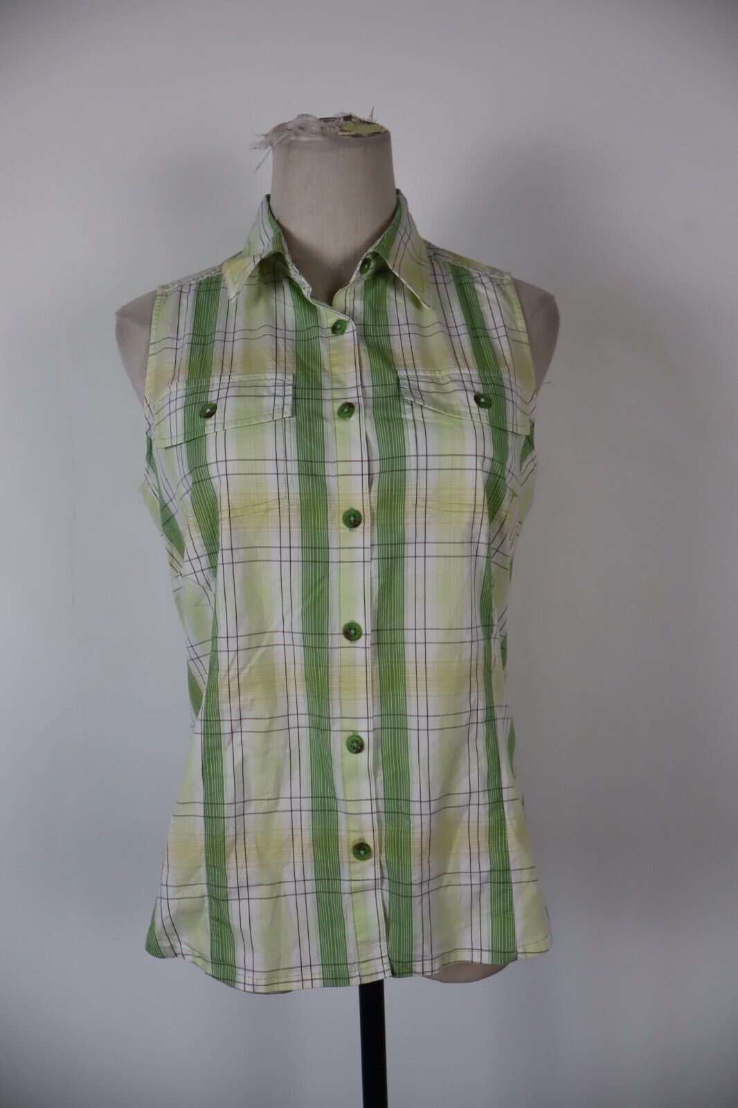 COLUMBIA CAMICIA  SMANICATA DONNA TG. S WOMAN SHIRT CASUAL VINTAGE COTONE