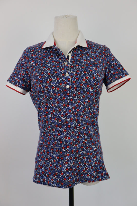 TOMMY HILFIGER POLO MAGLIA DONNA COTONE TG. S WOMAN COTTON SHIRT CASUAL VINTAGE