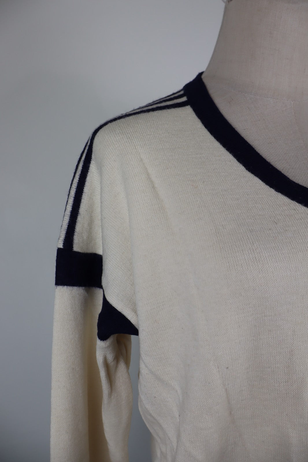 ADIDAS '80S MAGLIONE MAGLIA LANA DONNA Tg. 52 WOMAN CASUAL WOOL SWEATER VINTAGE