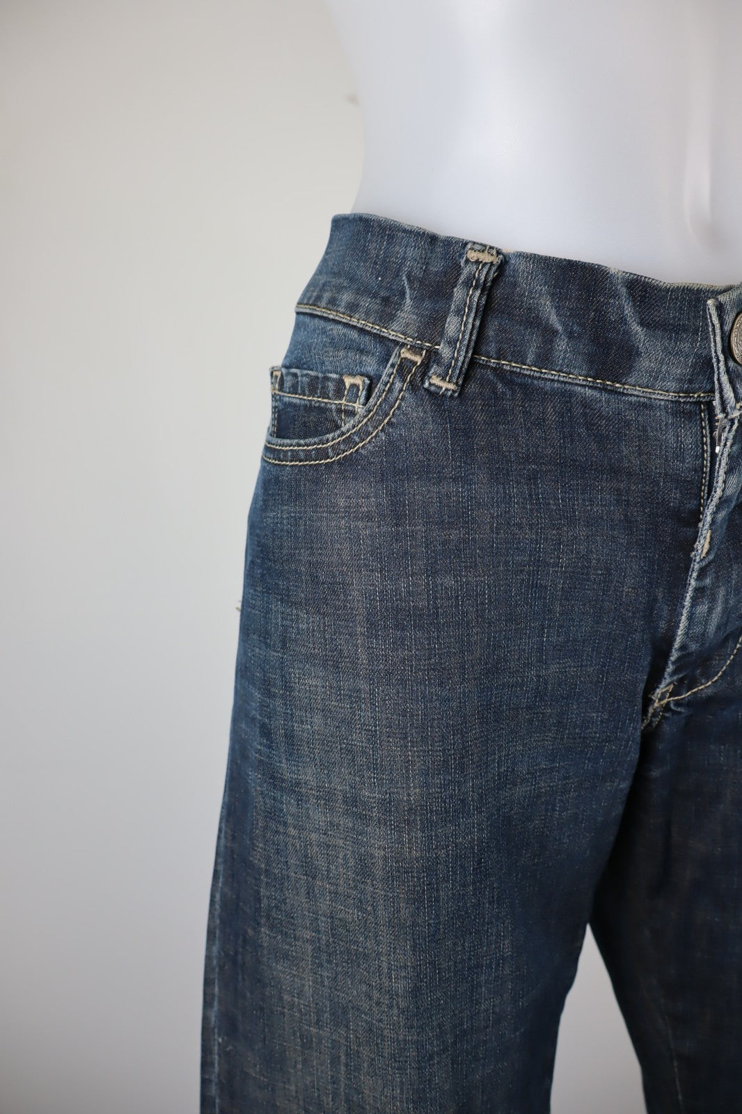 WEEKEND MAX MARA PANTALONE JEANS DONNA 46 SLIM WOMAN VINTAGE PANTS CASUAL DENIM