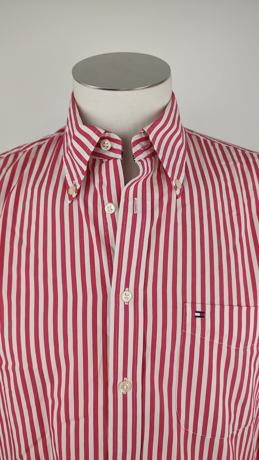 TOMMY HILFIGER CAMICIA UOMO COTONE TG. M MAN CASUAL VINTAGE COTTON SHIRT