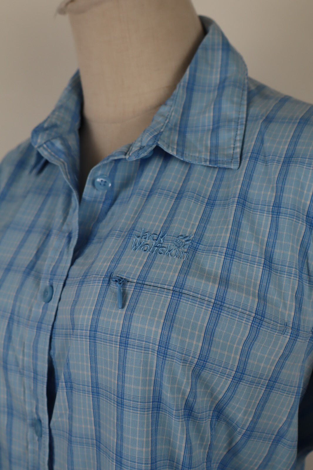 JACK WOLFSKIN CAMICIA DONNA TG. M WOMAN SHIRT CASUAL VINTAGE