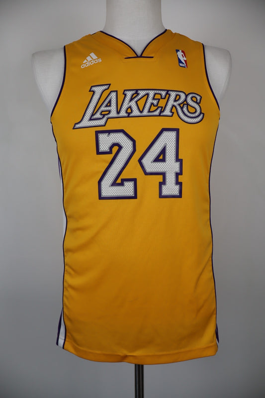 ADIDAS LAKERS LOS ANGELES NBA CANOTTA BASKET T-SHIRT BOY TG 14 ANNI SPORT