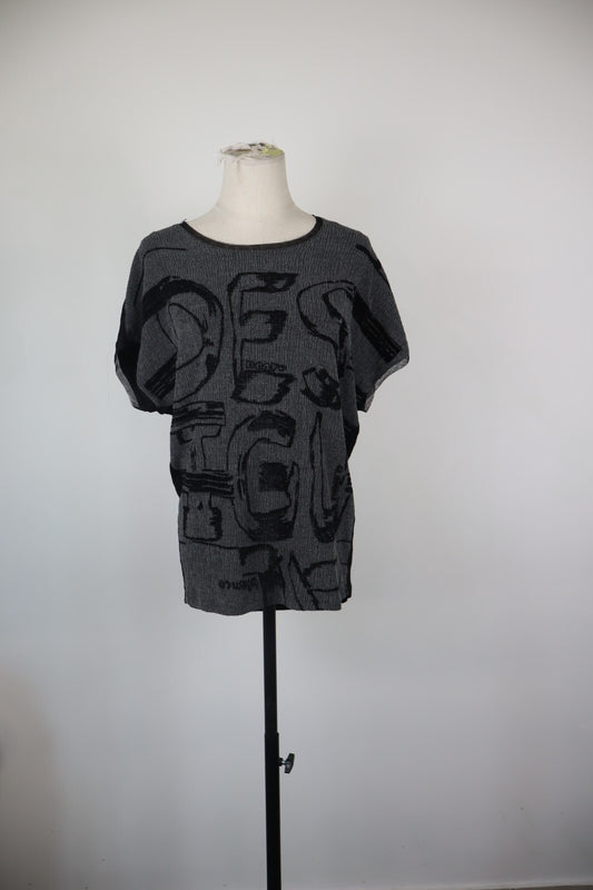 DESIGUAL MAGLIA DONNA TG. S WOMAN T-SHIRT CASUAL VINTAGE