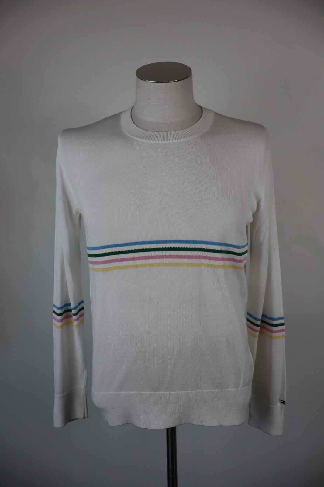 TOMMY HILFIGER MAGLIONE VINTAGE UOMO COTONE Tg. S MAN COTTON SWEATER CASUAL