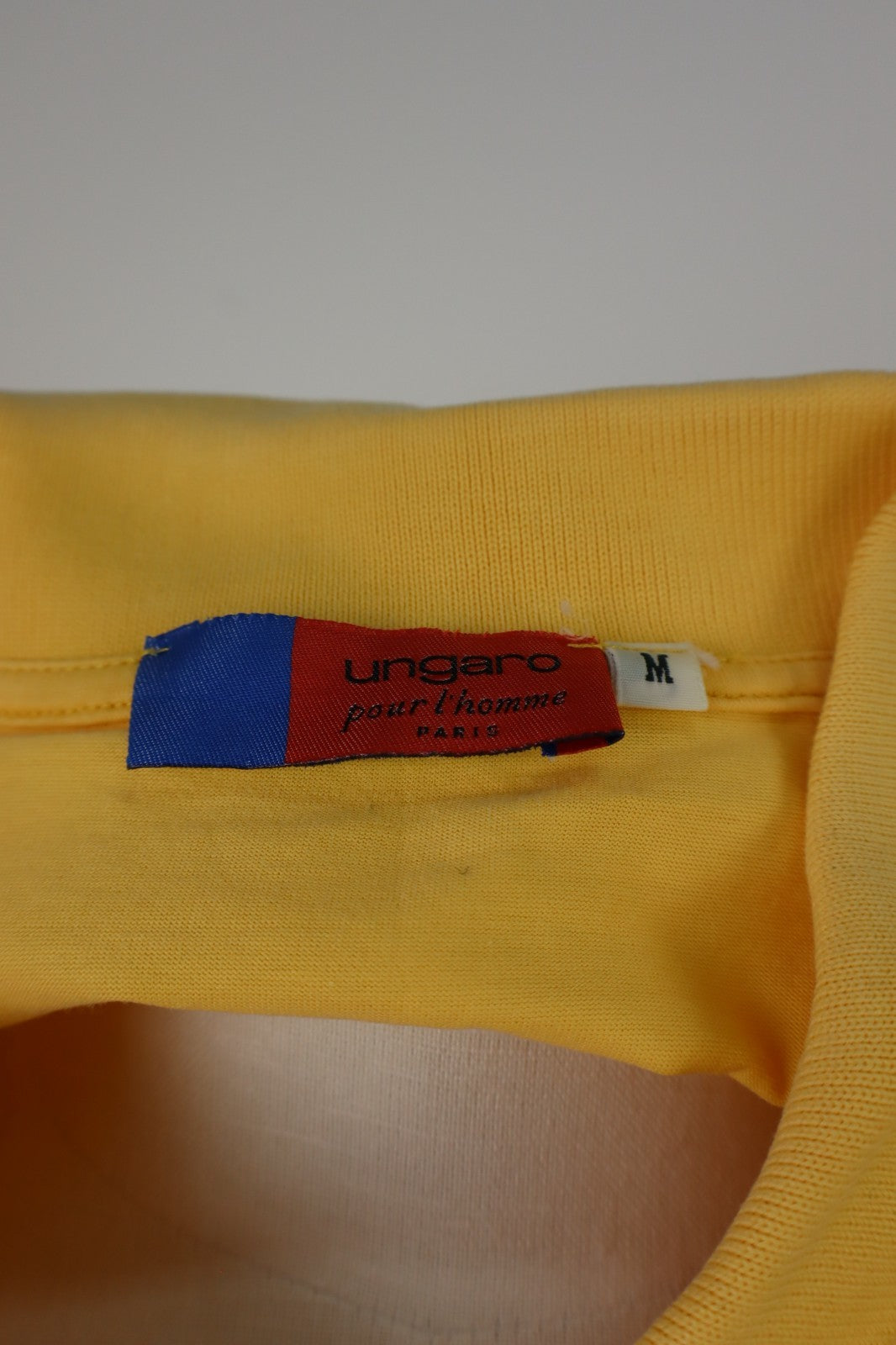 UNGARO PARIS MAGLIA POLO UOMO COTONE TG. M MAN COTTON T-SHIRT CASUAL VINTAGE