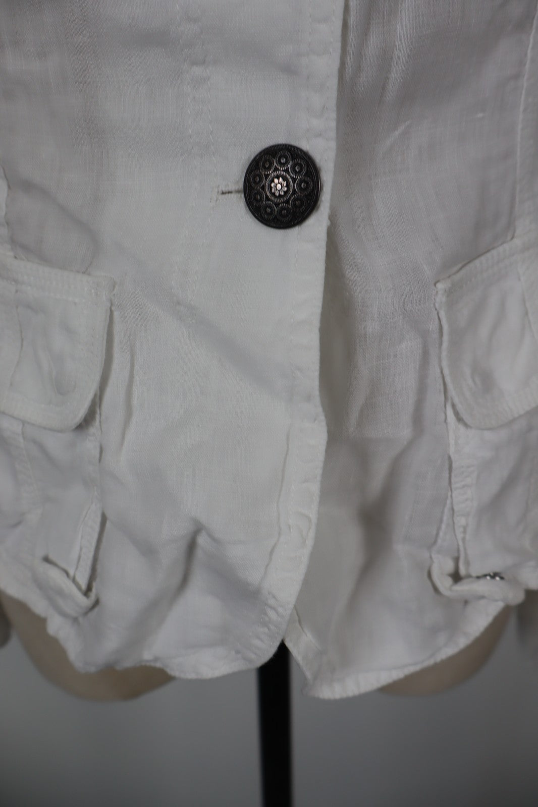 MARELLA GIACCA LINO DONNA Tg 42 WOMAN CASUAL VINTAGE JACKET SUIT