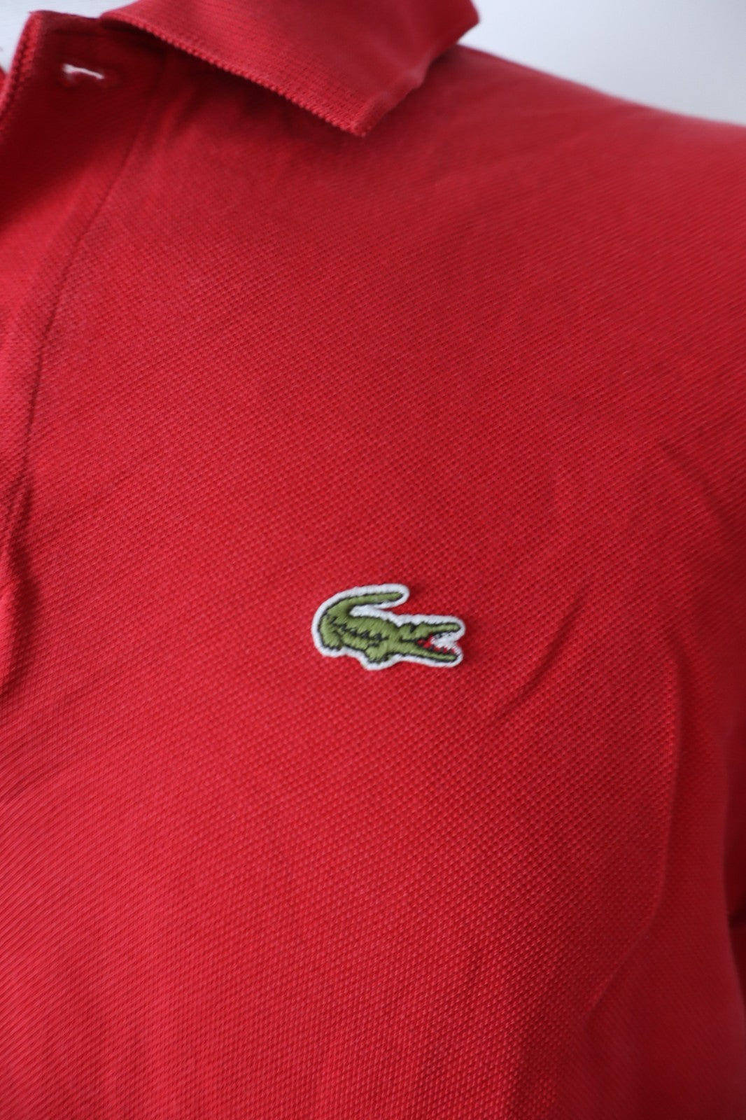 LACOSTE MAGLIA POLO UOMO COTONE TG 5 MAN COTTON T-SHIRT CASUAL VINTAGE LOGO
