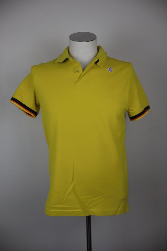 KWAY MAGLIA POLO UOMO COTONE TG M MAN COTTON T-SHIRT CASUAL VINTAGE VERDE LOGO