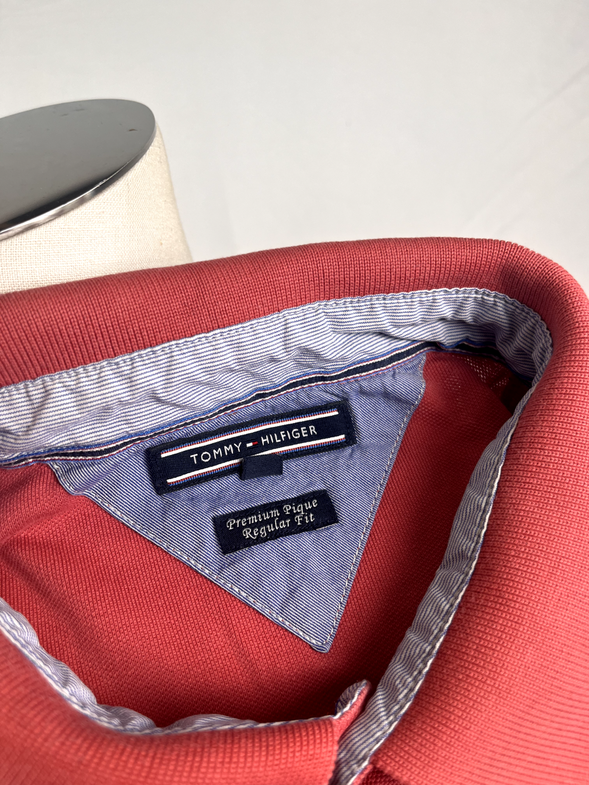 TOMMY HILFIGER POLO MAGLIA UOMO TG XXL SLIM MAN T-SHIRT CASUAL VINTAGE COTONE