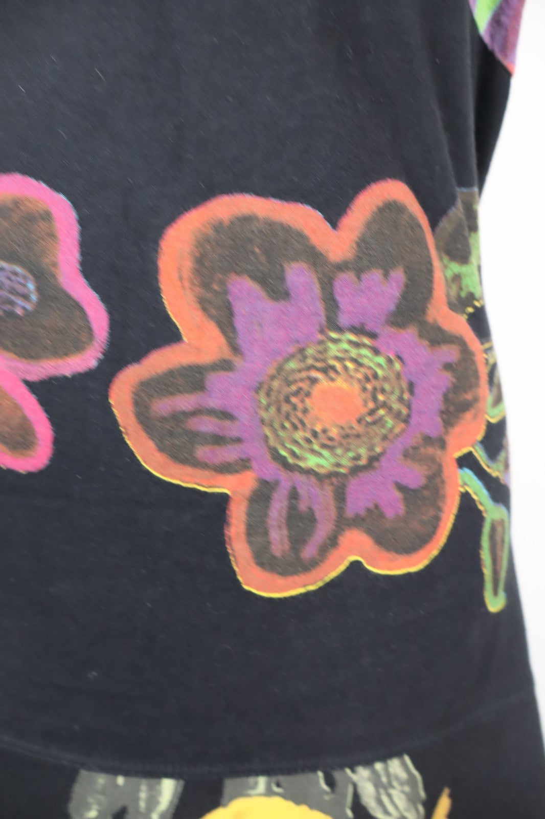 DESIGUAL VESTITO SMANICATO DONNA TG L WOMAN CASUAL VINTAGE DRESS ABITO COTONE