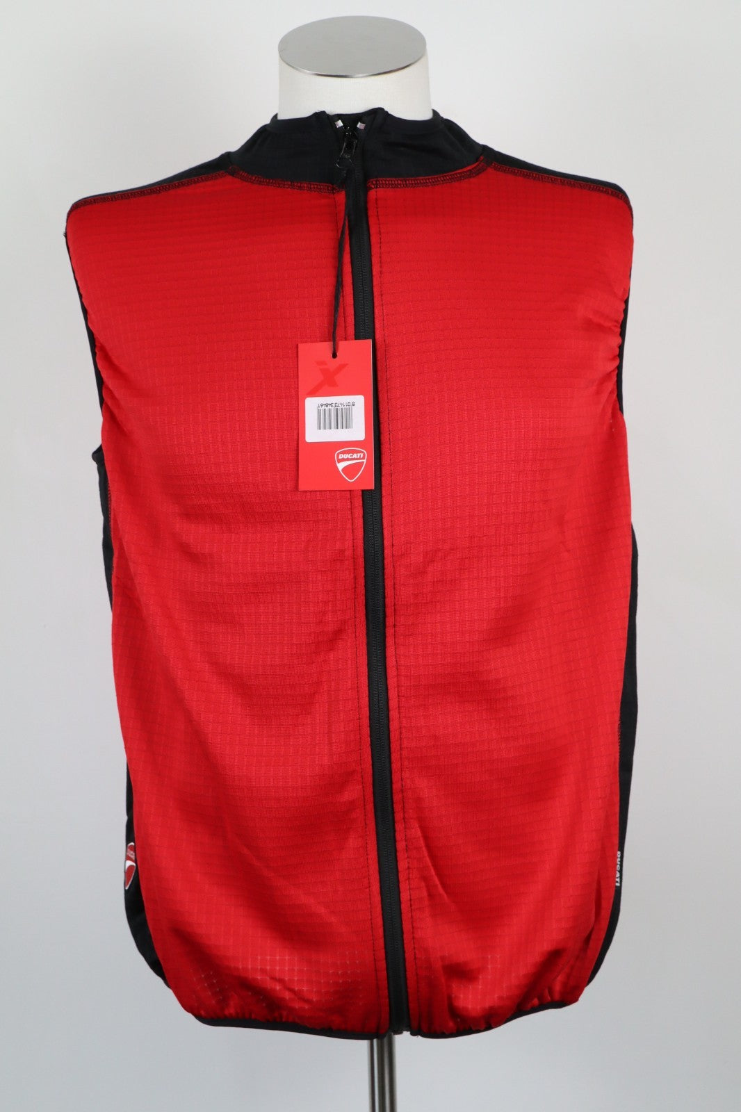 DUCATI UOMO Tg XL MAN SPORT CASUAL VINTAGE COTONE GILET GIUBBINO JACKET WITH TAG