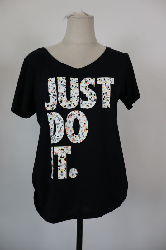 NIKE JUST DO IT MAGLIA DONNA COTONE TG. M WOMAN CASUAL VINTAGE T-SHIRT