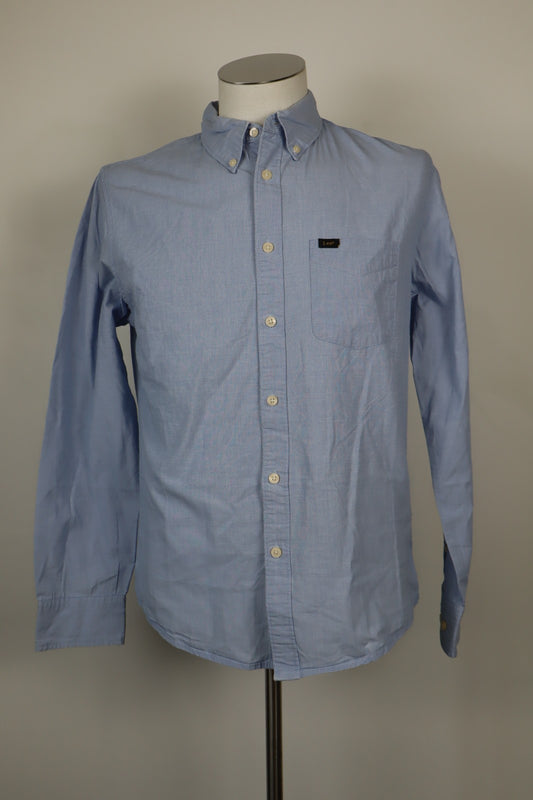 LEE CAMICIA COTONE UOMO TG. M MAN CASUAL VINTAGE SHIRT LOGO COTTON