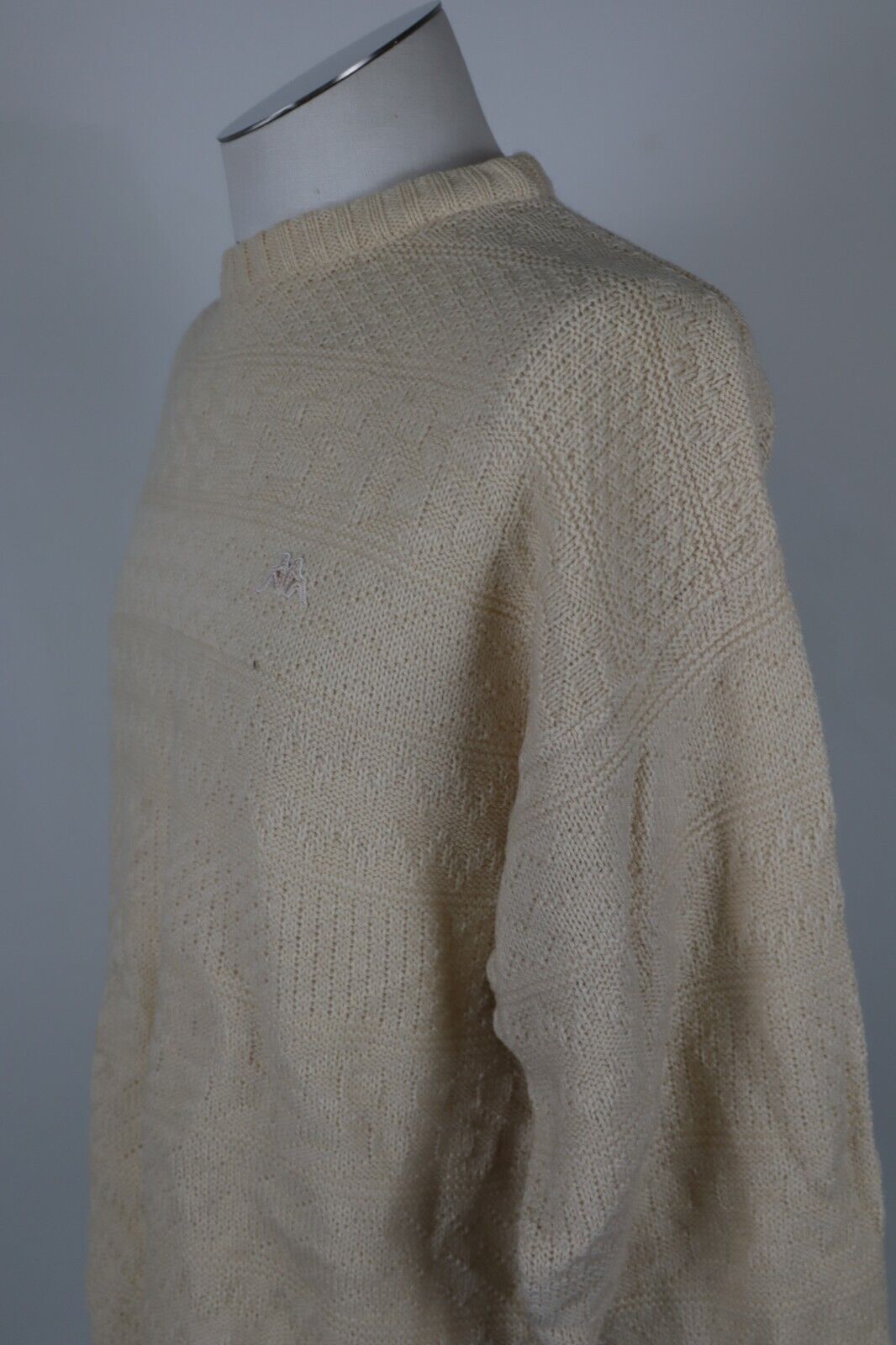 KAPPA MAGLIONE LANA VINTAGE UOMO Tg. M / L MAN SWEATER CASUAL