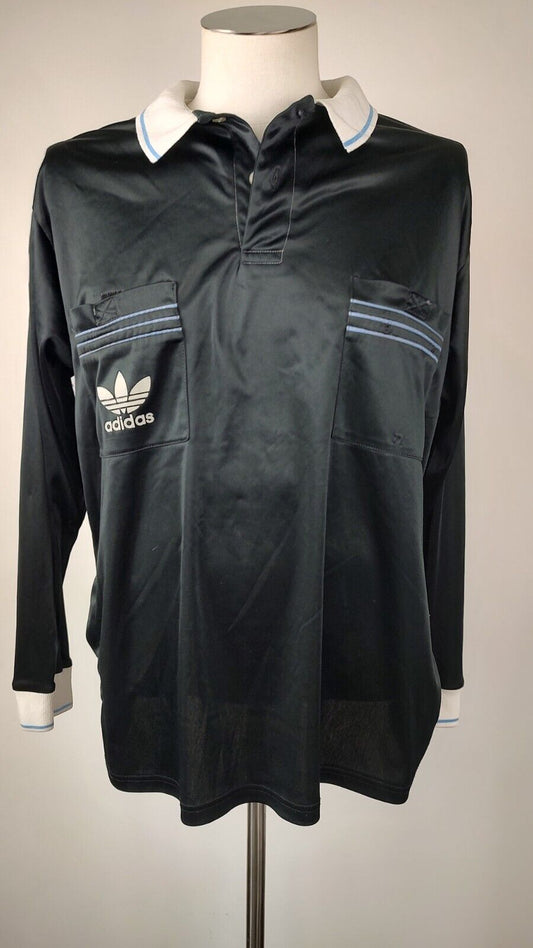 ADIDAS MAGLIA CALCIO ARBITRO UOMO Tg 41 42 SOCCER MAN JERSEY TRIKOT