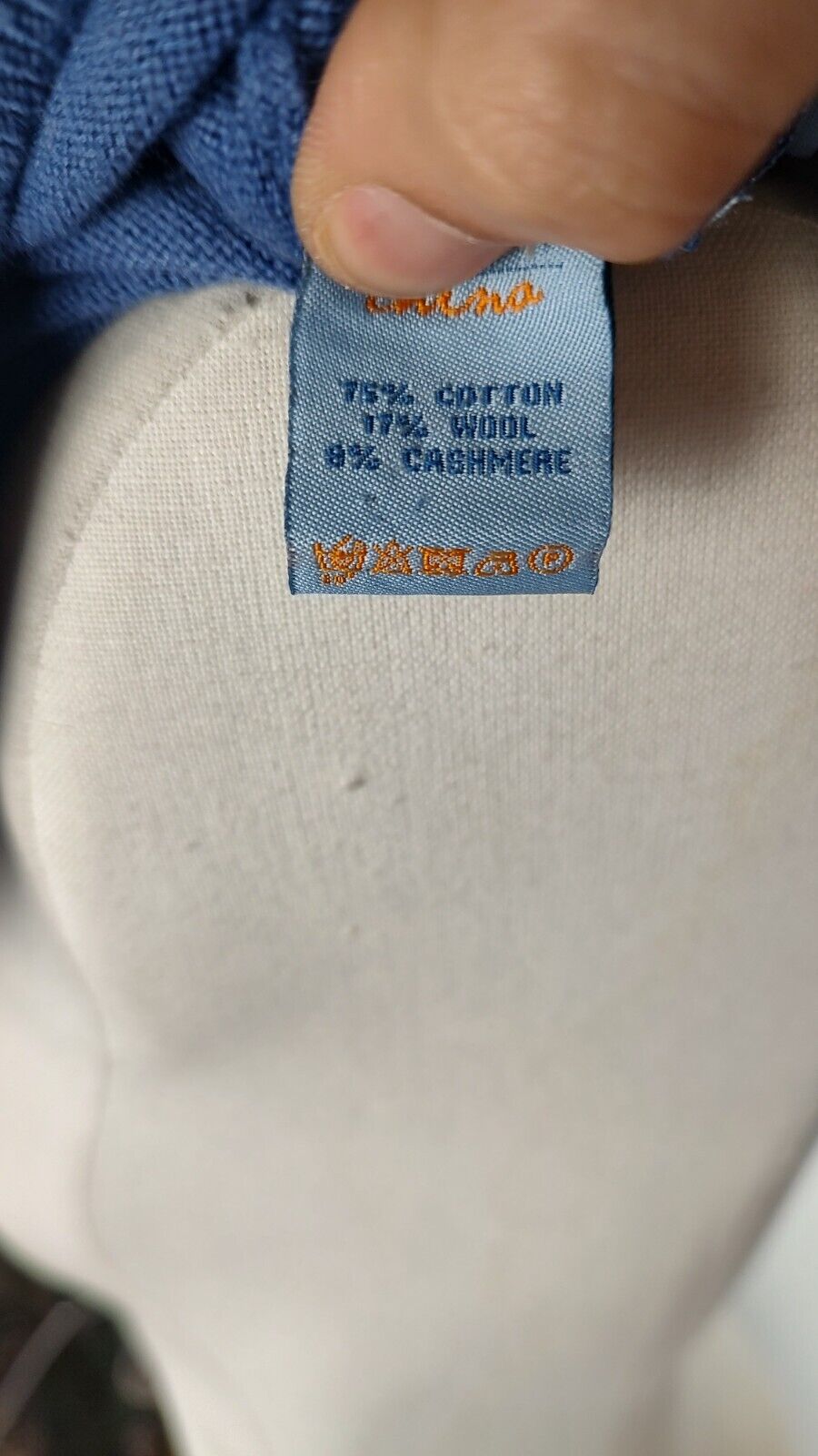 HARMONT & BLAINE MAGLIONE UOMO Tg. S MAN SWEATER CASUAL VINTAGE LANA CASHMERE