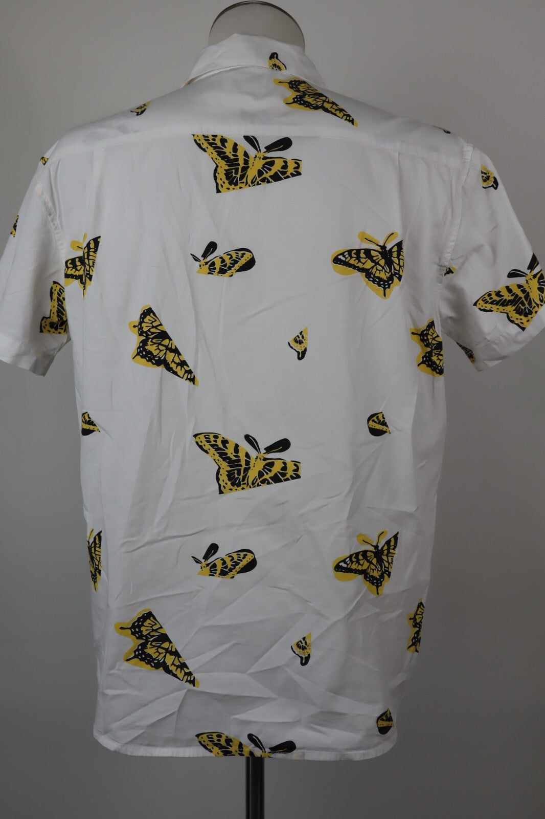 OBEY CAMICIA UOMO TG S MAN CASUAL VINTAGE SHIRT COTTON COTONE BIOLOGICO