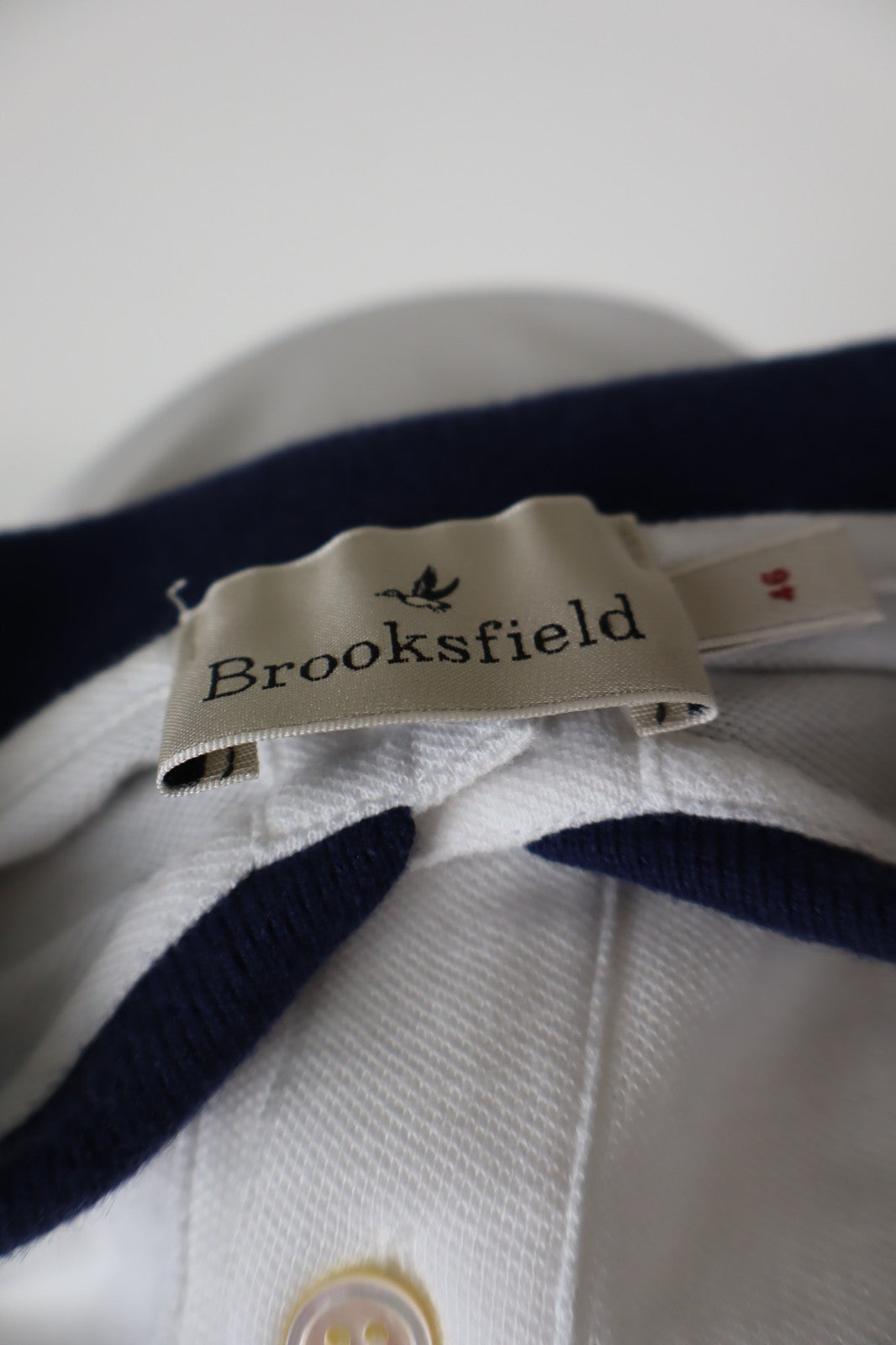 BROOKSFIELD MAGLIA POLO UOMO TG. 46 MAN T-SHIRT CASUAL VINTAGE COTONE