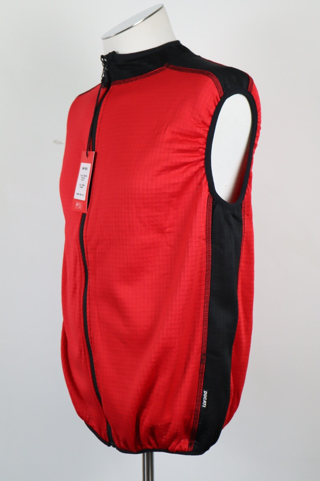 DUCATI UOMO Tg XL MAN SPORT CASUAL VINTAGE COTONE GILET GIUBBINO JACKET WITH TAG