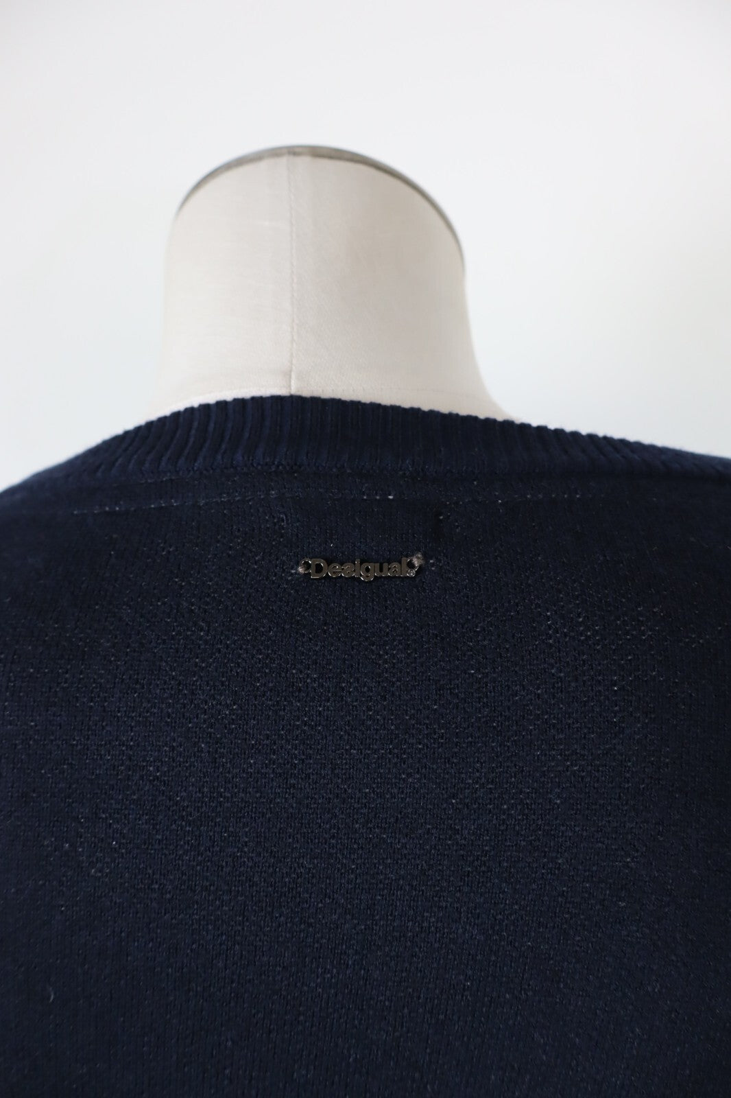 DESIGUAL MAGLIONE UOMO Tg. M MAN SWEATER CASUAL VINTAGE WOOL LANA