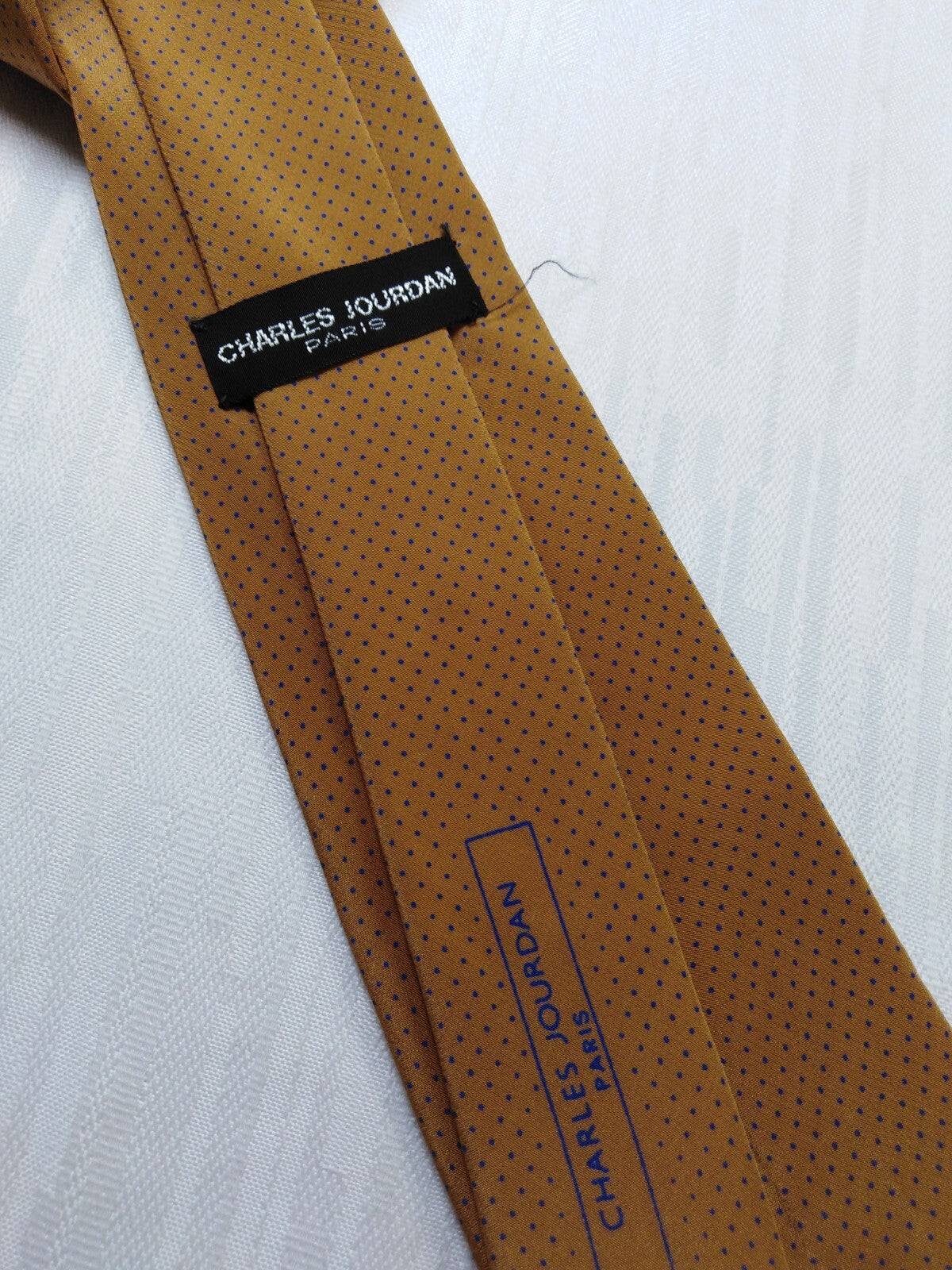 CHARLES JOURDAN 100% SILK TIE SETA CRAVATTA NECKTIE MADE IN ITALY CLASSIC