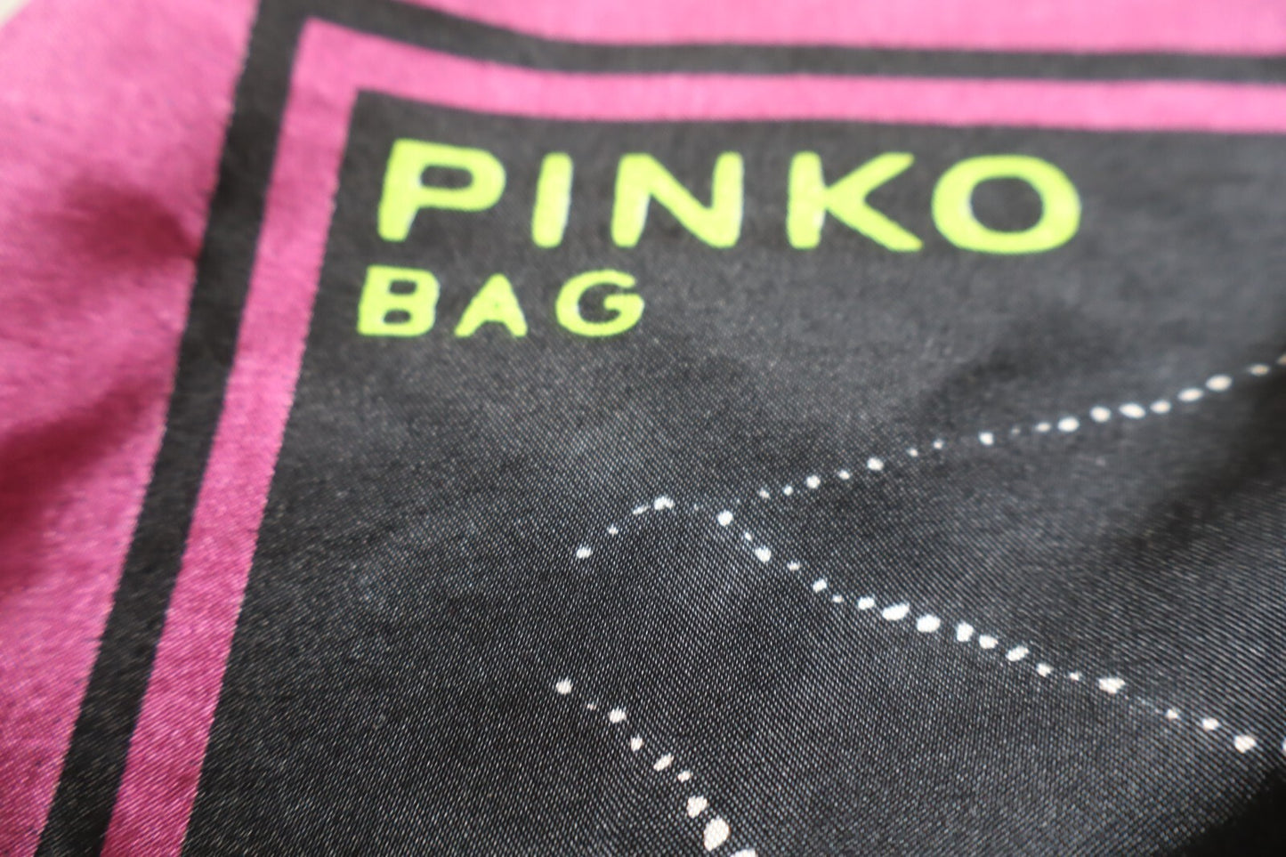 PINKO BAG  FOULARD 100% SILK SETA SCARVES SCARF SQUARE MADE ITALY