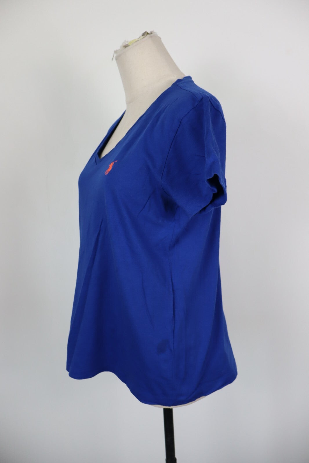 RALPH LAUREN MAGLIA DONNA TG M WOMAN CASUAL VINTAGE TOP T-SHIRT COTONE