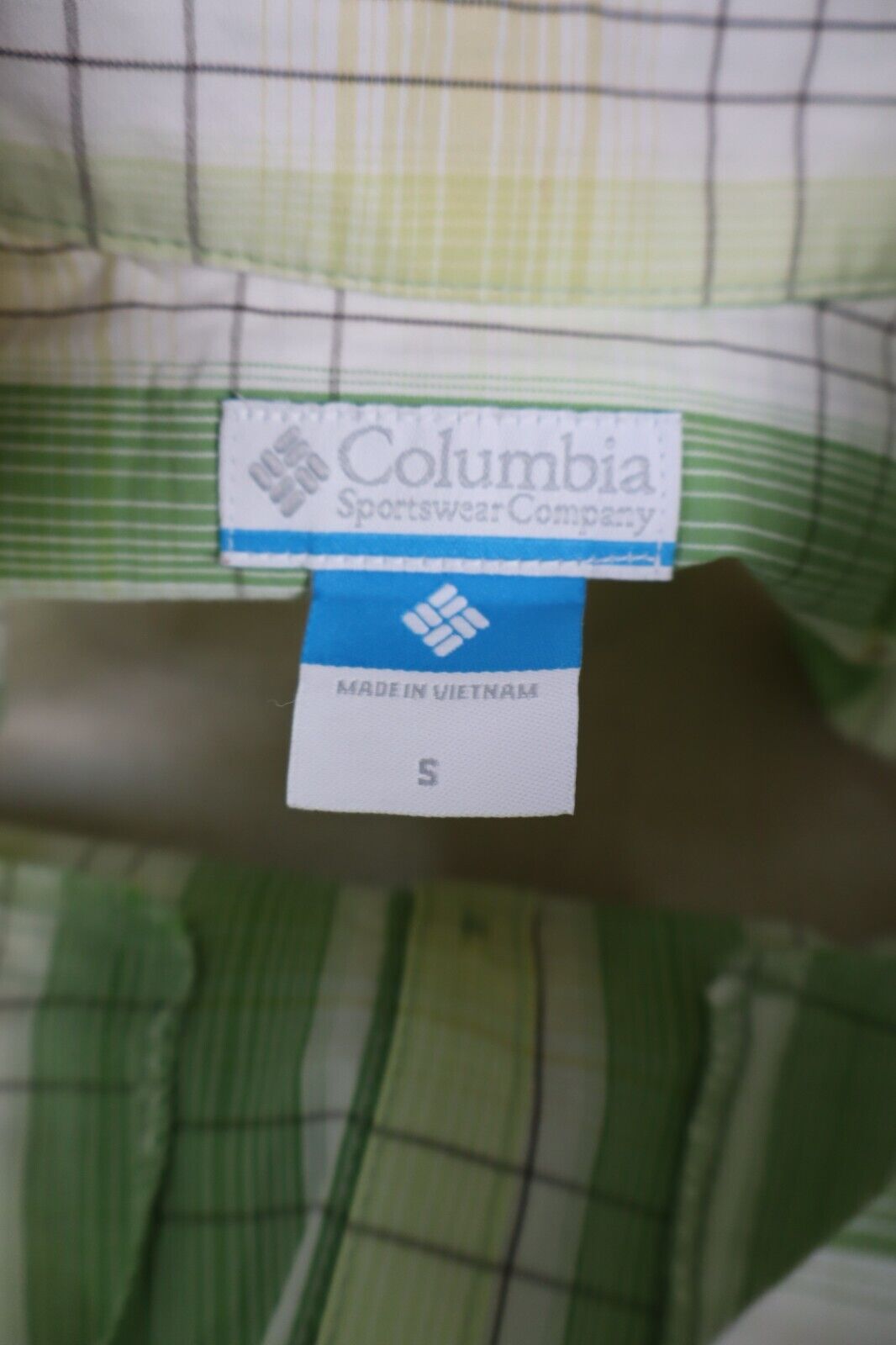 COLUMBIA CAMICIA  SMANICATA DONNA TG. S WOMAN SHIRT CASUAL VINTAGE COTONE